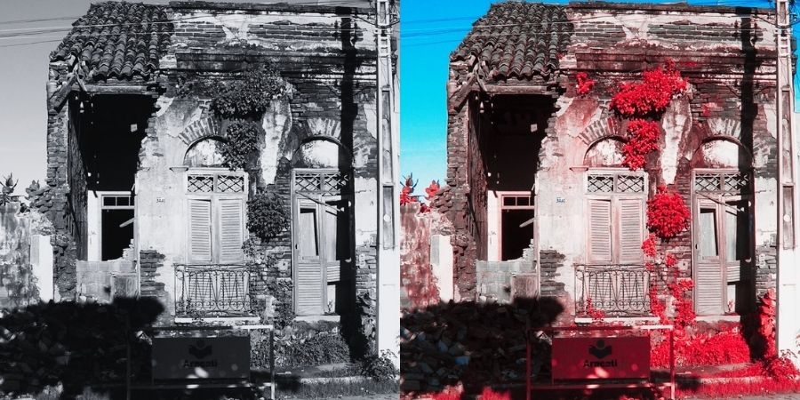 Casario situado à Rua Grande. Centro Histórico de Aracati. Acervo: Grupo Lua Cheia